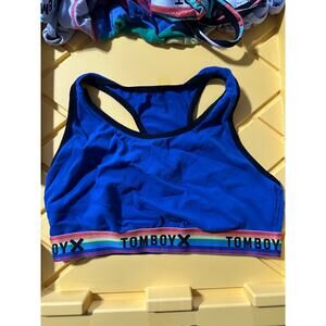 TomboyX Dark Blue Sports Bra SZ XL